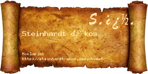 Steinhardt Ákos névjegykártya